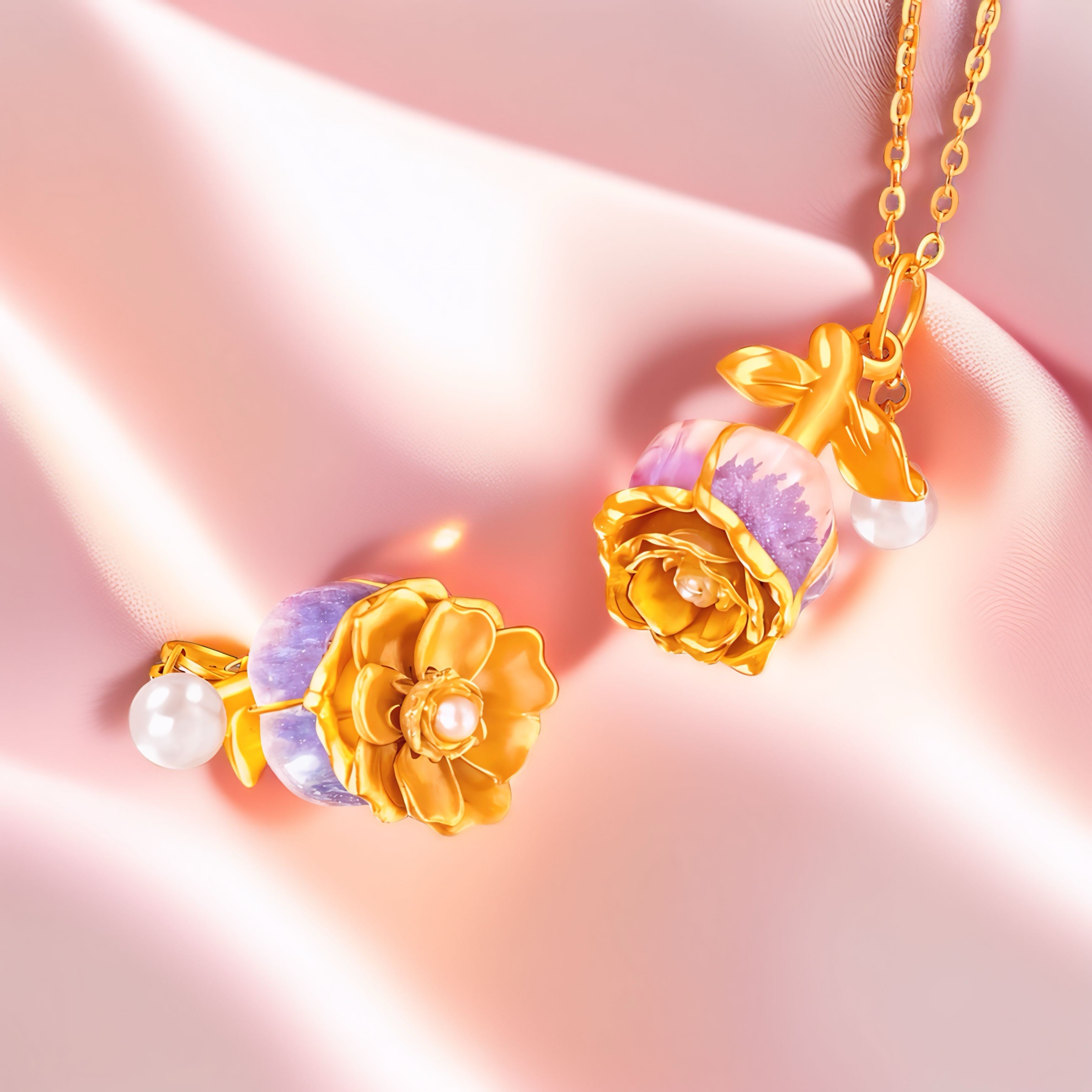 Belle's Last Petal Necklace